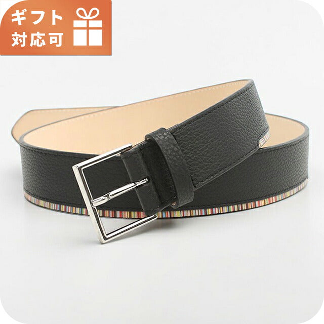 ポール・スミス ベルト メンズ ブランド Paul Smith   レザー M1A8254 ブラック 選べるモデル PAUM1A8254A