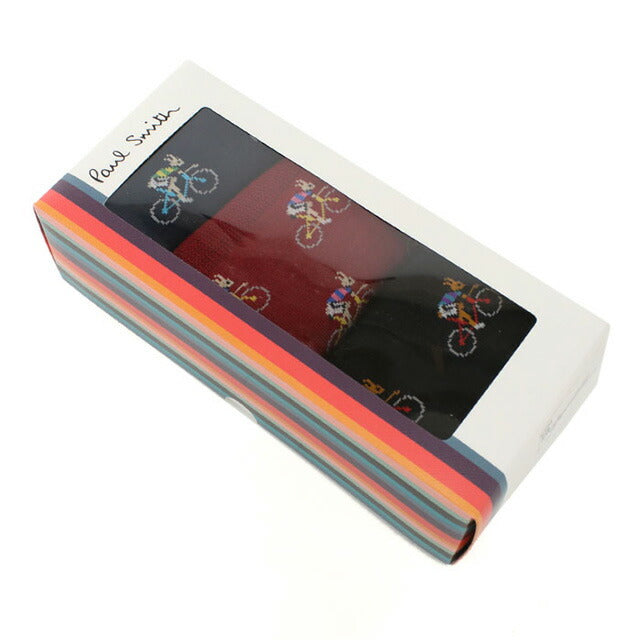 マルチカラーPaul Smith ソックス 3足セット メンズ ポール・スミス ソックス メンズ ブランド Paul Smith M1ASOCK