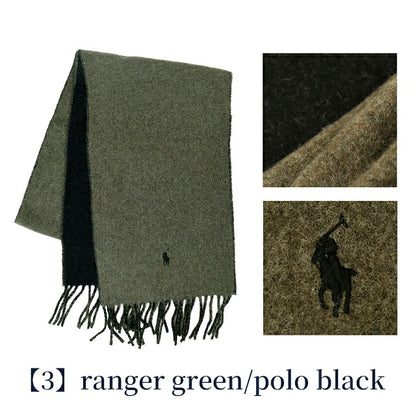 2026 最新 Polo Ralph Lauren 围巾披肩男式女式 POLO RALPH LAUREN 双面双色徽标単色 意大利制造 PC0455 型号可供选择 PC0455