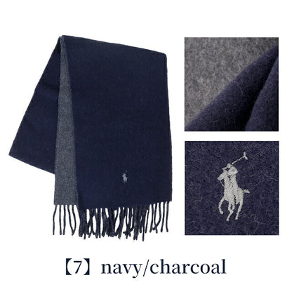 2026 最新 Polo Ralph Lauren 围巾披肩男式女式 POLO RALPH LAUREN 双面双色徽标単色 意大利制造 PC0455 型号可供选择 PC0455