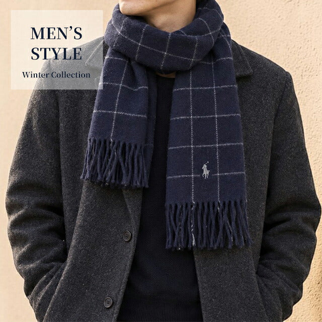 2026 最新 Polo Ralph Lauren 围巾披肩男式女式 POLO RALPH LAUREN 双面徽标格纹平纹意大利制造 PC0743 型号可供选择 PC0743