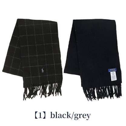 2026 最新 Polo Ralph Lauren 围巾披肩男式女式 POLO RALPH LAUREN 双面徽标格纹平纹意大利制造 PC0743 型号可供选择 PC0743