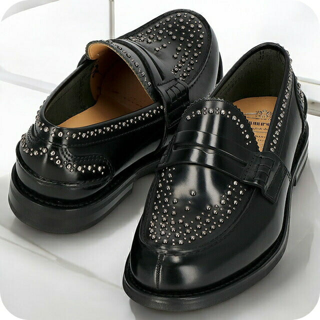 チャーチ ビジネスシューズ メンズ ブランド Church レザー PEMBREY MET ブラック PEMBREYMET9XV-F0AAB-7-5