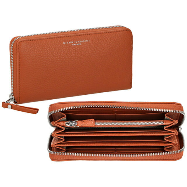 ジャンニ・キアリーニ 長財布 メンズ ブランド GIANNI CHIARINI PF 5042 GRN オレンジ PF5042GRN-GINGE