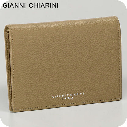 ジャンニキアリーニ 二つ折り財布 二折財布 コンパクト メンズ ブランド GIANNI CHIARINI CHINA PF 5060 GRN FANGO カーキブラウン ウォレット 高級 おしゃれ プレゼント 実用的