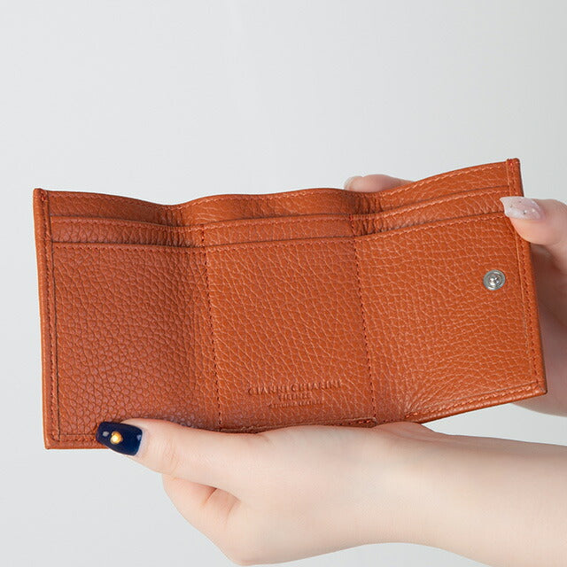 ジャンニキアリーニ 三つ折り財布 レディース ブランド GIANNI CHIARINI PF W5065 GRN ブラウン PFW5065GRN-TIGER