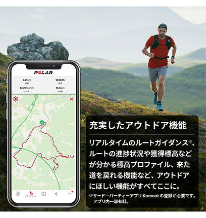 ポラール GRIT X PRO TITAN M/L スマートウォッチ メンズ レディース スポーツ チタン Bluetooth 替えベルト 革ベルト POLAR 90085777 記念品 ギフト PLR-90085777
