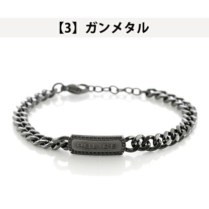 ポリス ブレスレット メンズ ブランド POLICE TAPER チェーン アクセサリー 選べるモデル POLICE-BRACELET4