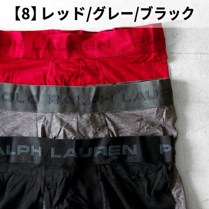 ポロ ラルフ ローレン ボクサーパンツ 3枚セット メンズ ブランド S M L 5タイプ ワンポイント 下着 アンダーウェア 選べるモデル POLO-BOXER-BRIEF