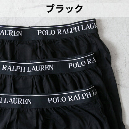ポロ ラルフ ローレン トランクス メンズ ブランド S M L 3枚セット ワンポイント 下着 アンダーウェア 赤 黒 選べるモデル POLO-KNIT-BOXER