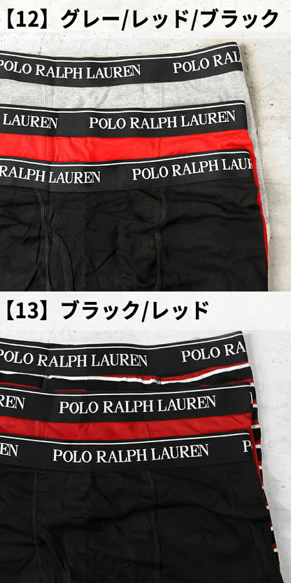 ポロ ラルフ ローレン ボクサーパンツ 3枚セット メンズ ブランド S M L 5タイプ ワンポイント 下着 アンダーウェア 選べるモデル POLO-BOXER-BRIEF