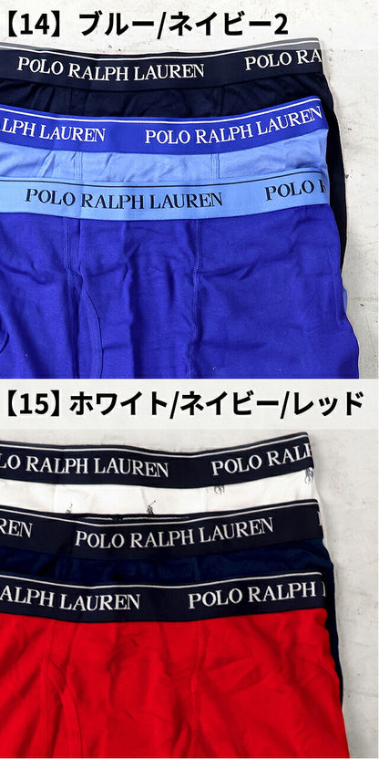 ポロ ラルフ ローレン ボクサーパンツ 3枚セット メンズ ブランド S M L 5タイプ ワンポイント 下着 アンダーウェア 選べるモデル POLO-BOXER-BRIEF