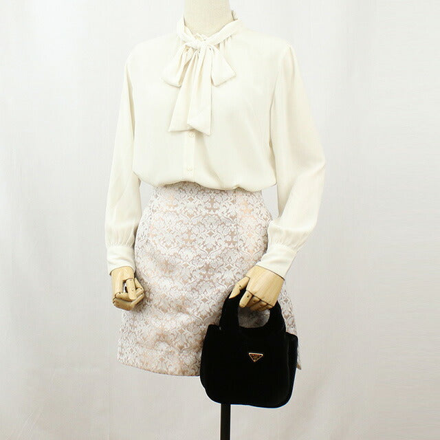 プラダ ハンドバッグ レディース ブランド PRADA VELLUTO ベルベット イタリア 1BA410 NERO ブラック バッグ PRA1BA410011
