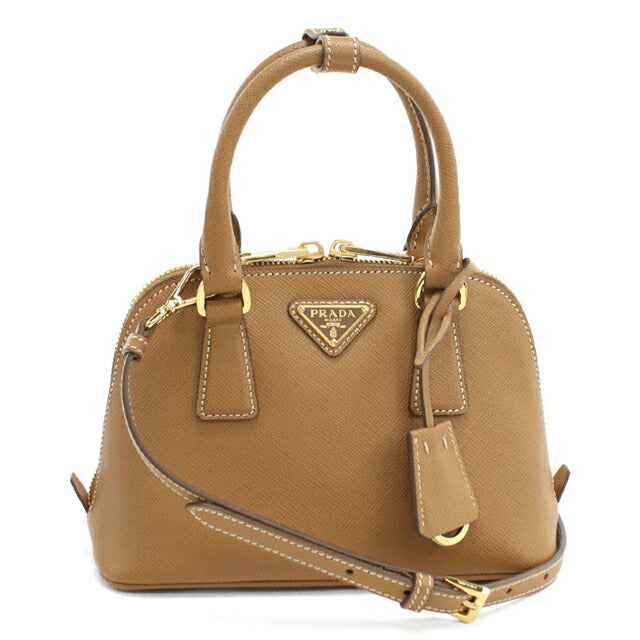 プラダ ハンドバッグ レディース ブランド PRADA SAFFIANO LUX 2WAY レザー 1BA851 ブラウン PRA1BA851021