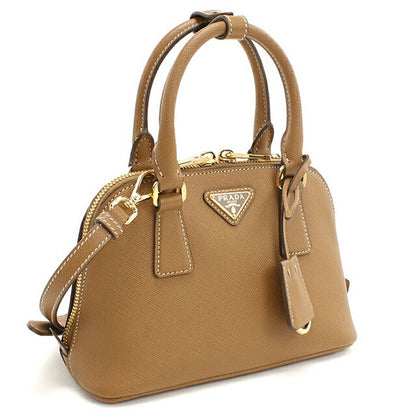 プラダ ハンドバッグ レディース ブランド PRADA SAFFIANO LUX 2WAY レザー 1BA851 ブラウン PRA1BA851021