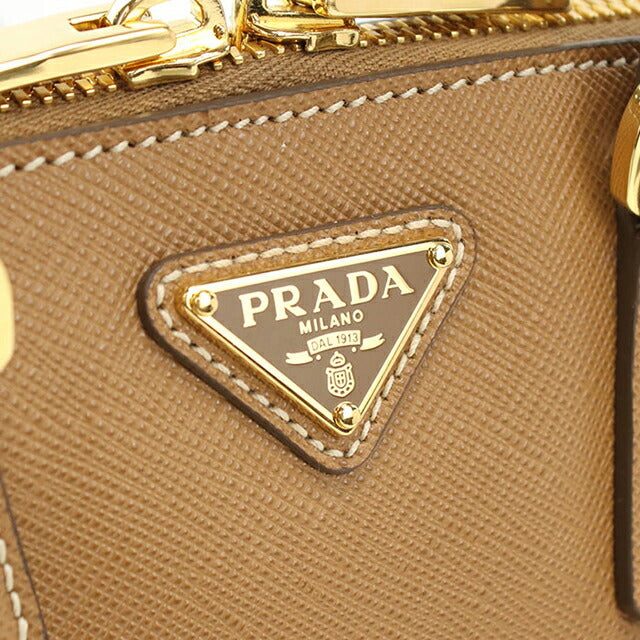プラダ ハンドバッグ レディース ブランド PRADA SAFFIANO LUX 2WAY レザー 1BA851 ブラウン PRA1BA851021