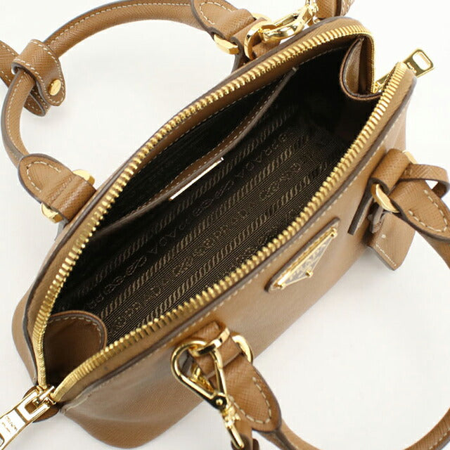 プラダ ハンドバッグ レディース ブランド PRADA SAFFIANO LUX 2WAY レザー 1BA851 ブラウン PRA1BA851021