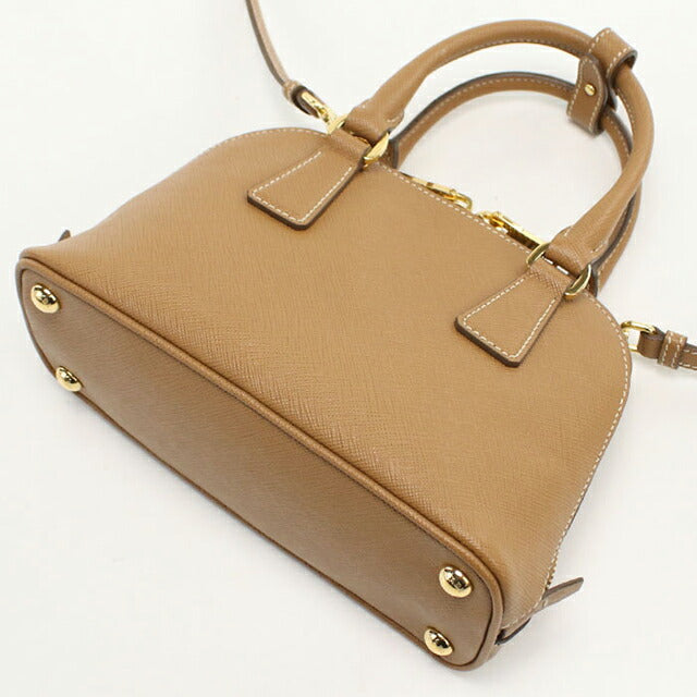 プラダ ハンドバッグ レディース ブランド PRADA SAFFIANO LUX 2WAY レザー 1BA851 ブラウン PRA1BA851021
