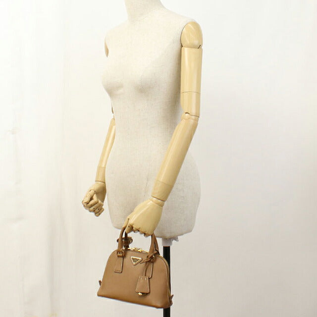 プラダ ハンドバッグ レディース ブランド PRADA SAFFIANO LUX 2WAY レザー 1BA851 ブラウン PRA1BA851021