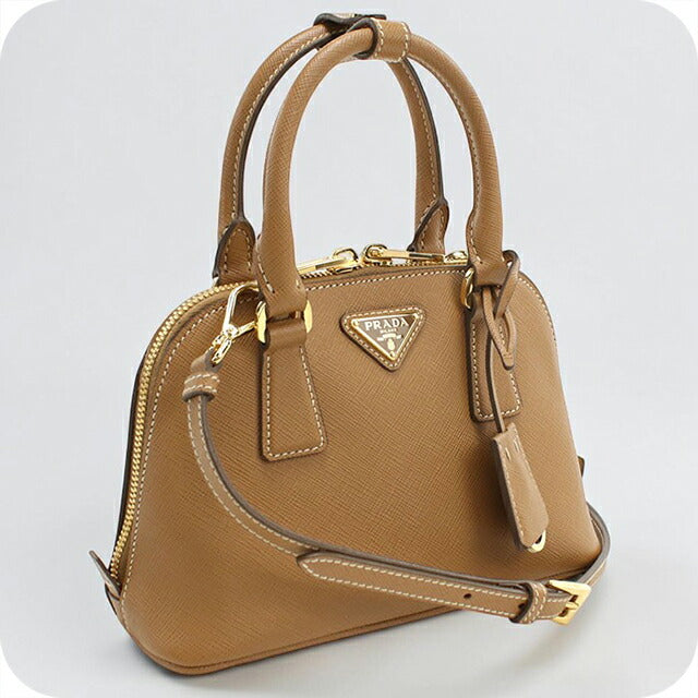 プラダ ハンドバッグ レディース ブランド PRADA SAFFIANO LUX 2WAY レザー 1BA851 ブラウン PRA1BA851021