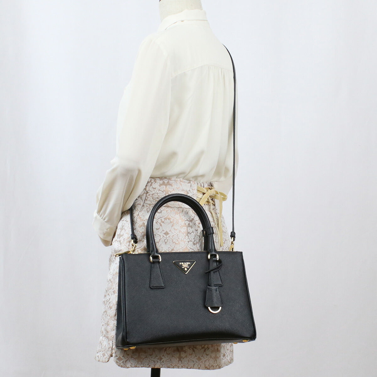 プラダ ハンドバッグ レディース SAFFIANO LUX レザー イタリア 1BA863 NERO ブラック バッグ PRA1BA863091