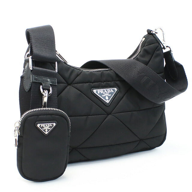 プラダ 斜め掛け ショルダーバッグ レディース ブランド PRADA イタリア 1BC151 NERO ブラック バッグ PRA1BC151021