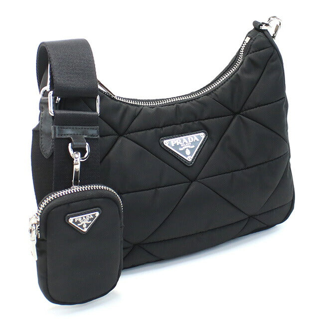 プラダ 斜め掛け ショルダーバッグ レディース ブランド PRADA イタリア 1BC151 NERO ブラック バッグ PRA1BC151021