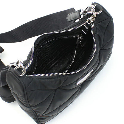 プラダ 斜め掛け ショルダーバッグ レディース ブランド PRADA イタリア 1BC151 NERO ブラック バッグ PRA1BC151021