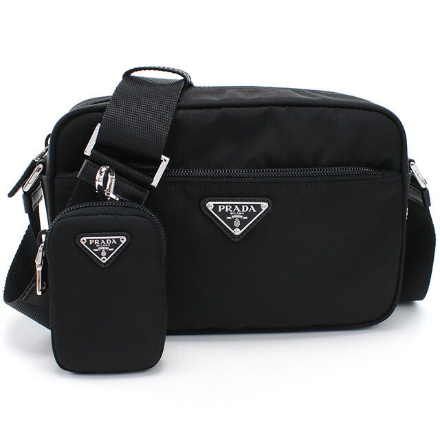 プラダ 斜め掛け ショルダーバッグ レディース ブランド PRADA イタリア 1BC167 NERO ブラック バッグ PRA1BC167021