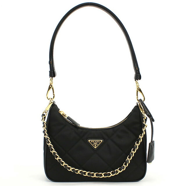 プラダ セミショルダー レディース ブランド PRADA 1BC204 ブラック バッグ PRA1BC204011