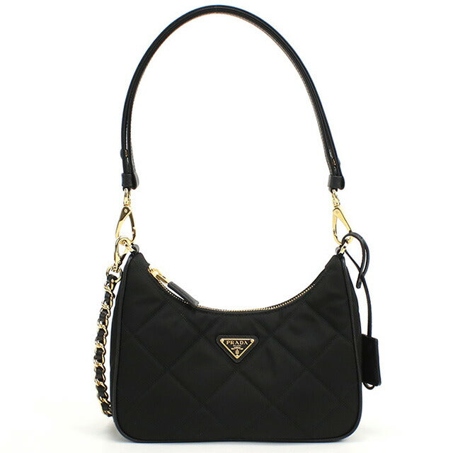 プラダ セミショルダー レディース ブランド PRADA 1BC204 ブラック バッグ PRA1BC204011