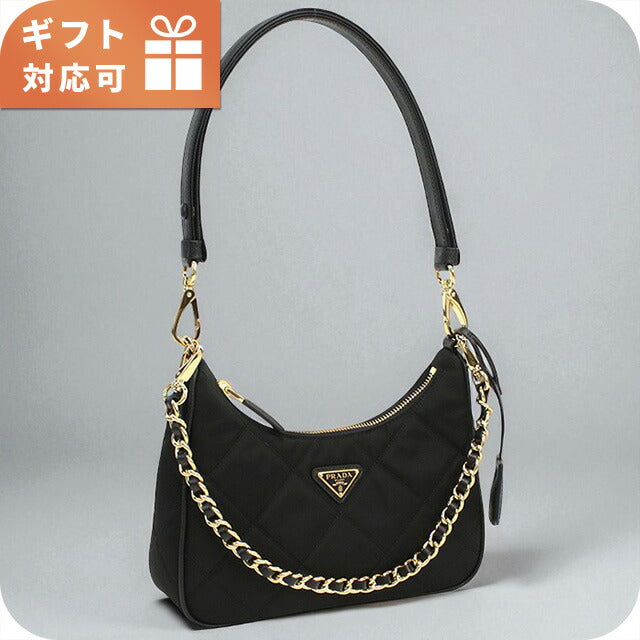 プラダ セミショルダー レディース ブランド PRADA 1BC204 ブラック バッグ PRA1BC204011