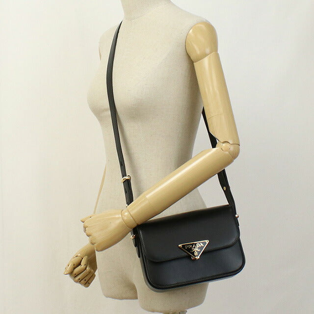 プラダ 斜め掛け ショルダーバッグ レディース ブランド PRADA イタリア 1BD375 NERO ブラック バッグ PRA1BD375011