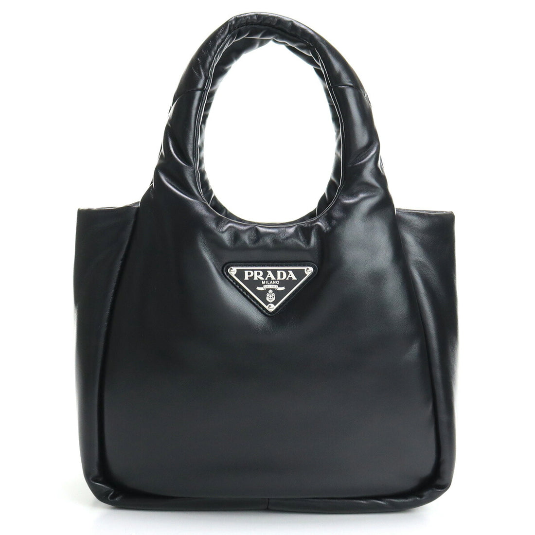 プラダ ハンドバッグ レディース NAPPA SOFT レザー イタリア 1BG412 NERO ブラック バッグ PRA1BG412011