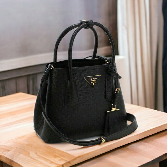 プラダ トートバッグ レディース SAFFIANO CUIR レザー イタリア 1BG443 NERO ブラック バッグ PRA1BG443011