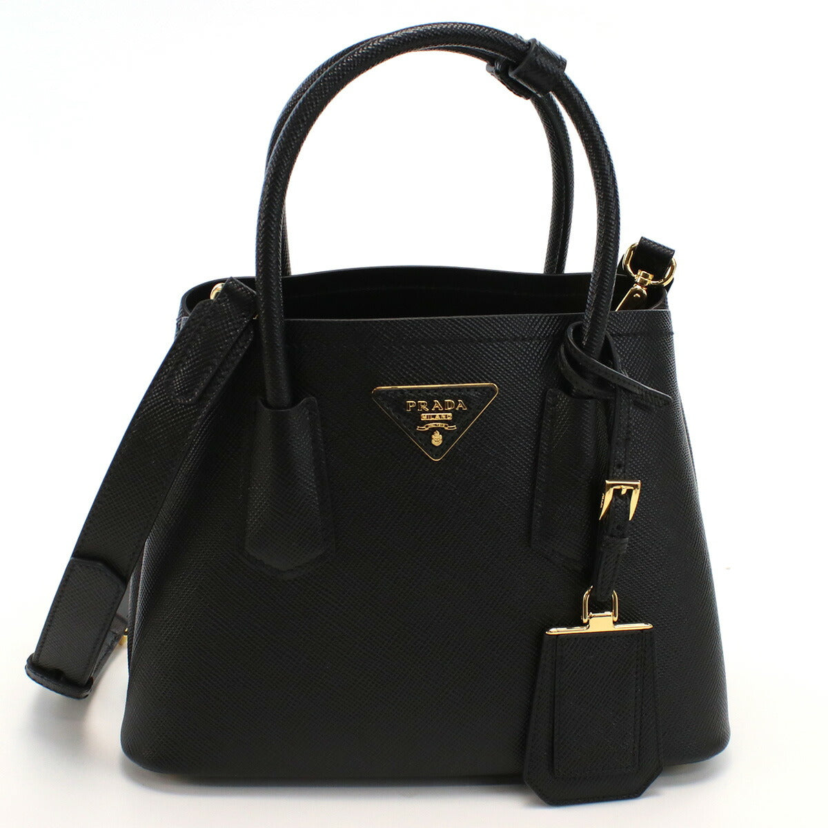 プラダ トートバッグ レディース SAFFIANO CUIR レザー イタリア 1BG443 NERO ブラック バッグ PRA1BG443011