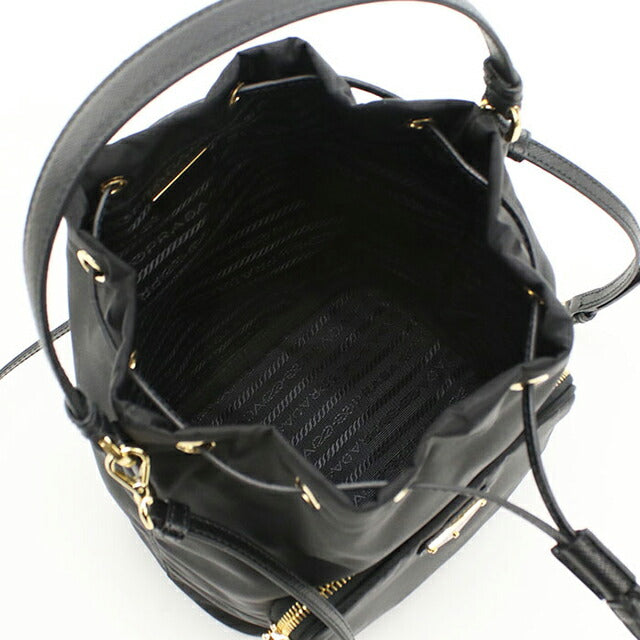 プラダ ハンドバッグ レディース ブランド PRADA VELA 2WAY 1BH038 ブラック PRA1BH038081
