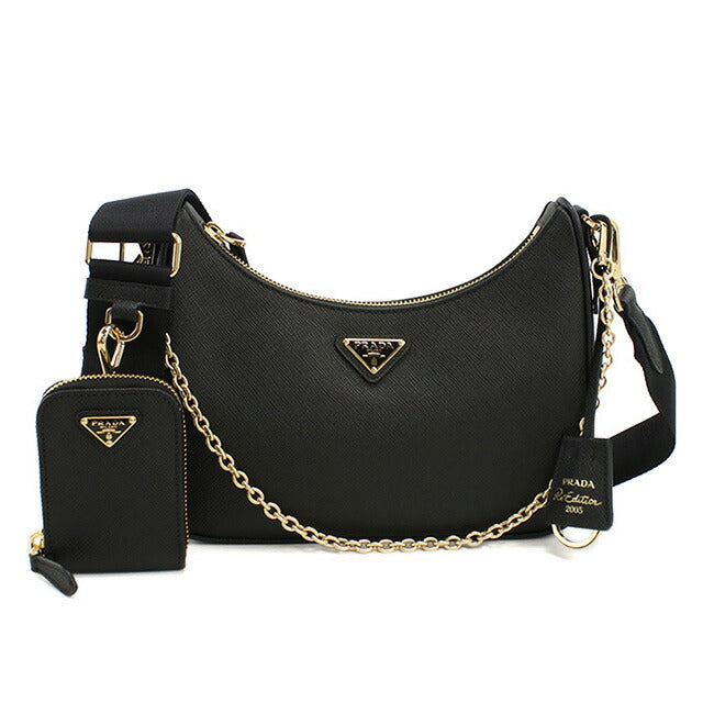 智美　プラダPRADA ショルダーバッグ／斜め掛け　ネロ(ブラック) プラダ 斜め掛け ショルダーバッグ レディース ブランド PRADA