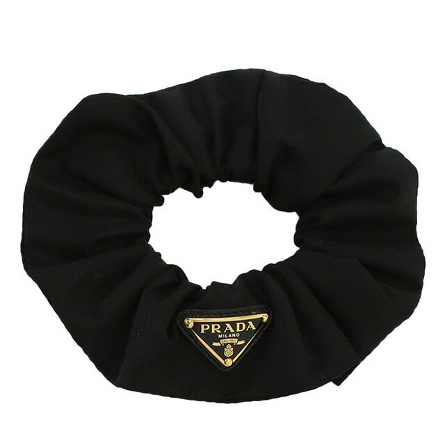 プラダ シュシュ レディース ブランド PRADA イタリア 1IF015 NERO 1 ブラック ヘアアクセサリー PRA1IF015021