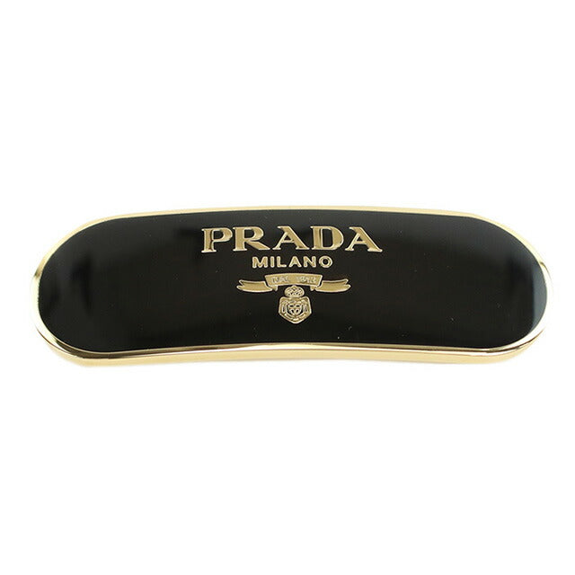 PRADA プラダ バレッタ ヘアアクセサリー プラダ バレッタ レディース ブランド PRADA 1IF022 ブラック