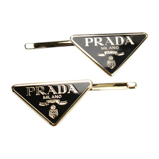 プラダ ヘアピン レディース ブランド PRADA 1IF051 ブラック ヘアアクセサリー PRA1IF051011