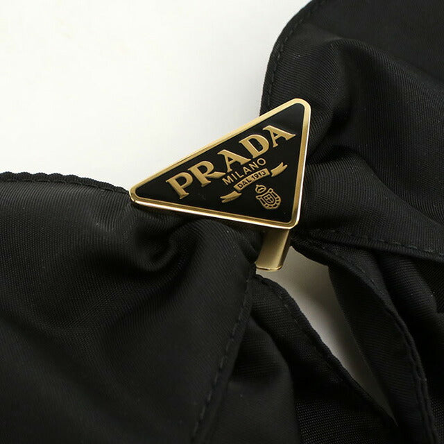 プラダ バレッタ レディース ブランド PRADA 1IF163 ブラック ヘア