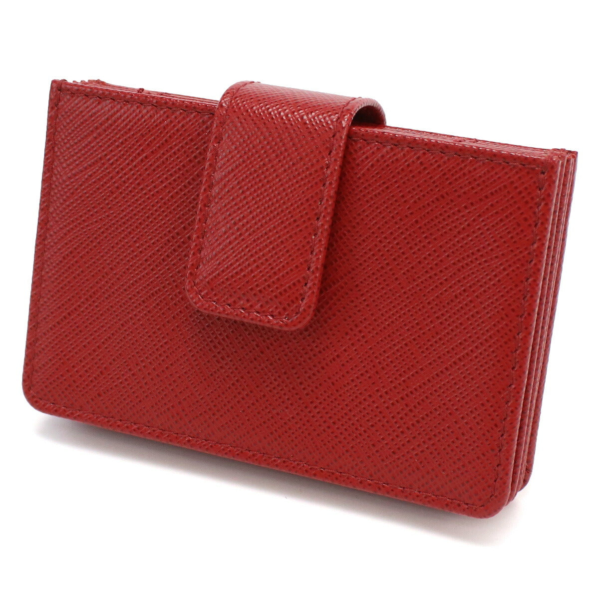 プラダ カードケース レディース SAFFIANO METAL レザー イタリア 1MC211 FUOCO レッド系 財布 PRA1MC211041
