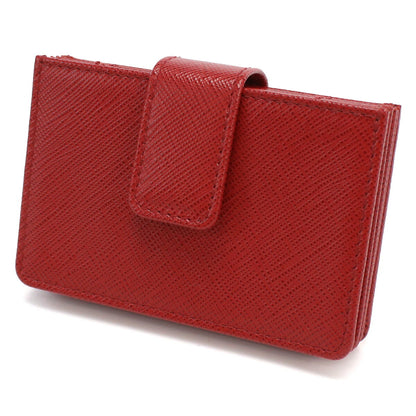 プラダ カードケース レディース SAFFIANO METAL レザー イタリア 1MC211 FUOCO レッド系 財布 PRA1MC211041