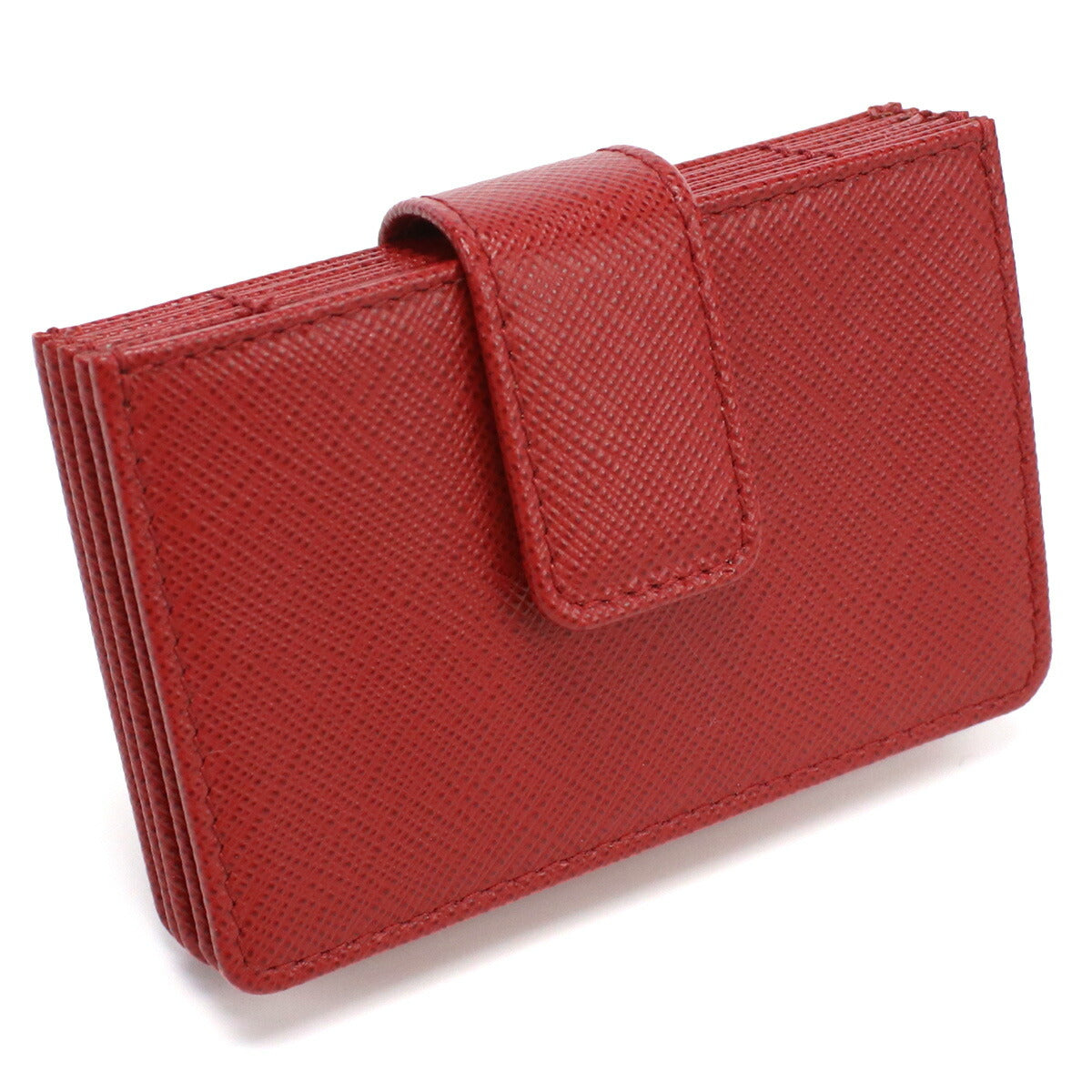 プラダ カードケース レディース SAFFIANO METAL レザー イタリア 1MC211 FUOCO レッド系 財布 PRA1MC211041
