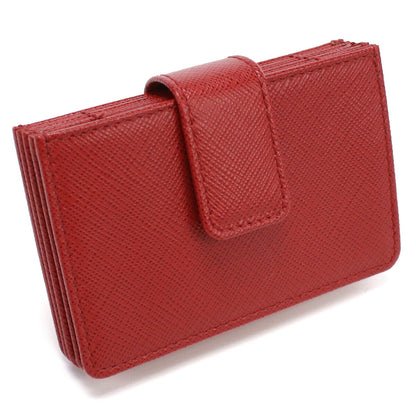 プラダ カードケース レディース SAFFIANO METAL レザー イタリア 1MC211 FUOCO レッド系 財布 PRA1MC211041