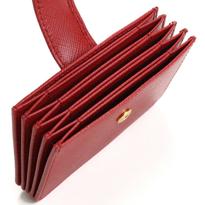 プラダ カードケース レディース SAFFIANO METAL レザー イタリア 1MC211 FUOCO レッド系 財布 PRA1MC211041