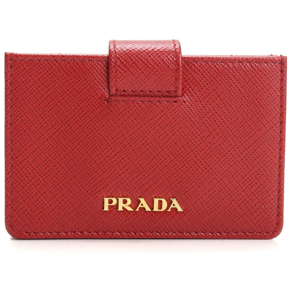 プラダ カードケース レディース SAFFIANO METAL レザー イタリア 1MC211 FUOCO レッド系 財布 PRA1MC211041
