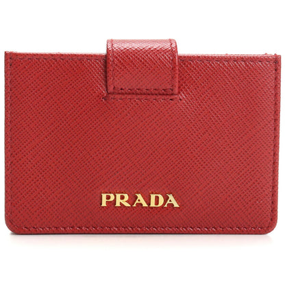 プラダ カードケース レディース SAFFIANO METAL レザー イタリア 1MC211 FUOCO レッド系 財布 PRA1MC211041
