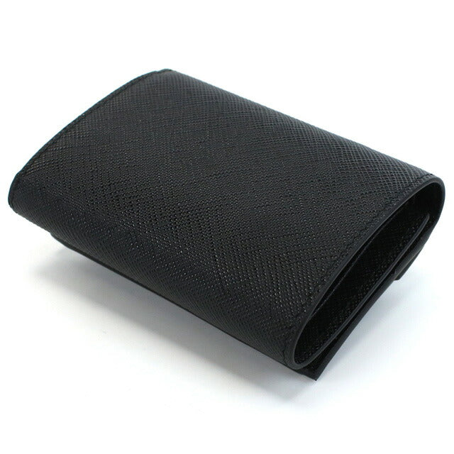 プラダ 三折財布小銭入付き レディース ブランド SAFFIANO TRIANGOLO レザー イタリア 1MH021 NERO ブラック 財布 PRA1MH021051
